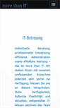 Mobile Screenshot of more-than-it.de