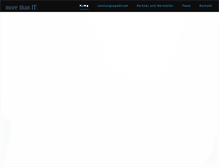 Tablet Screenshot of more-than-it.de